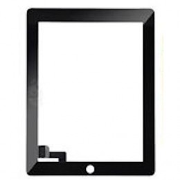 Black Digitizer without Home Button Replacement Part for iPad 2 